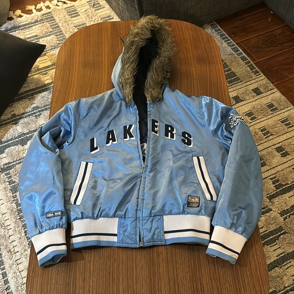 Los Angeles Lakers vintage reversable jacket - Picture 4 of 10